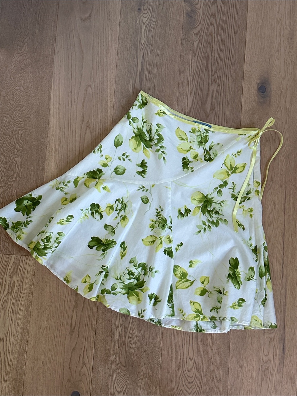 Smart set ribbon tie midi skirt